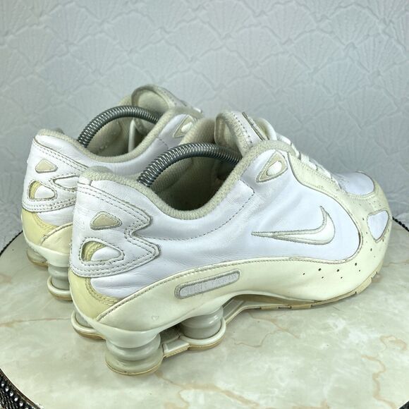 Nike Shox Sneakers Mens 9 White 2007 Monster Running Athletic Workout Gym Shoes - Picture 9 of 15